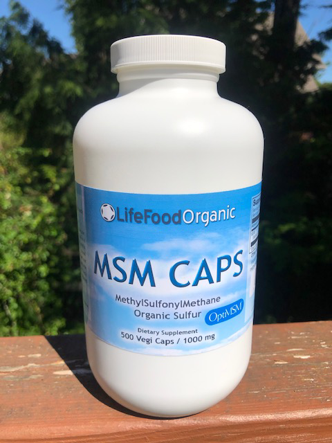 LifeFood MSM 1000/mg, 500 capsules