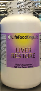 LifeFood Liver Restore, 120 capsules