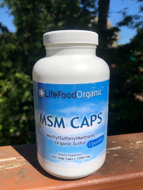 LifeFood MSM 750/mg, 100 capsules